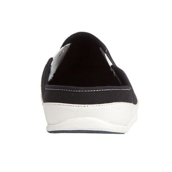 DEER STAGS Mens Black Removable Insoles Spike Toe Slip On Slippers Shoes 12 M - Picture 2 of 4